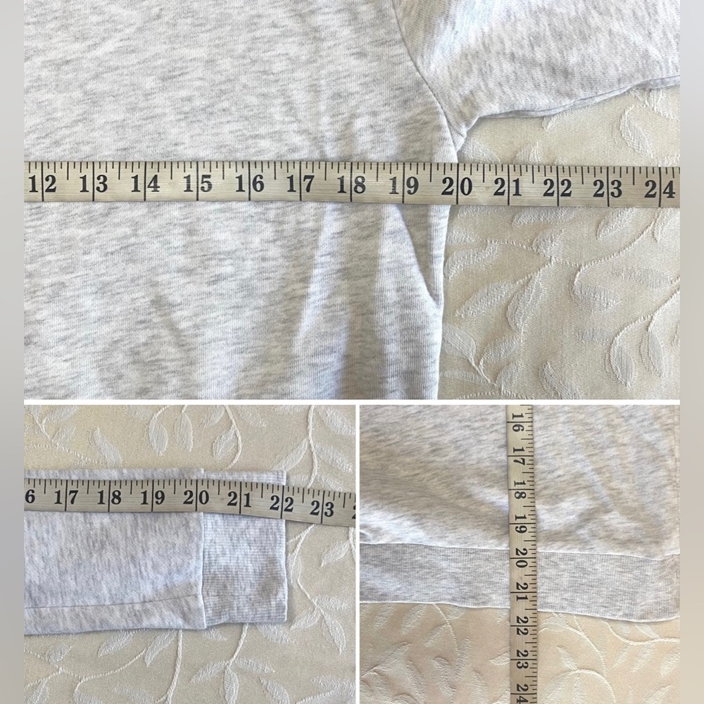 H&M Sweater Top Women’s Small Light Gray Heather Casual Lightweight Pull Over - Picture 5 of 5